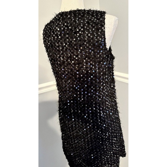 Altar'd State Dress Size S Shift Black Sequin Sleeveless Short 100% Polyester‎ - Picture 2 of 10